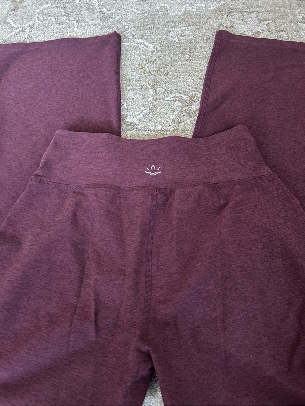 Beyond Yoga Space Dye Laidback Athletic Pants in Midnight Burgundy - Picture 15 of 16